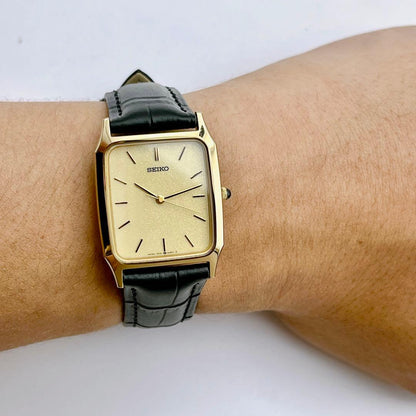 SEIKO Vintage SEIKO Square Tank 90s Quartz Men's Watch — Japanese