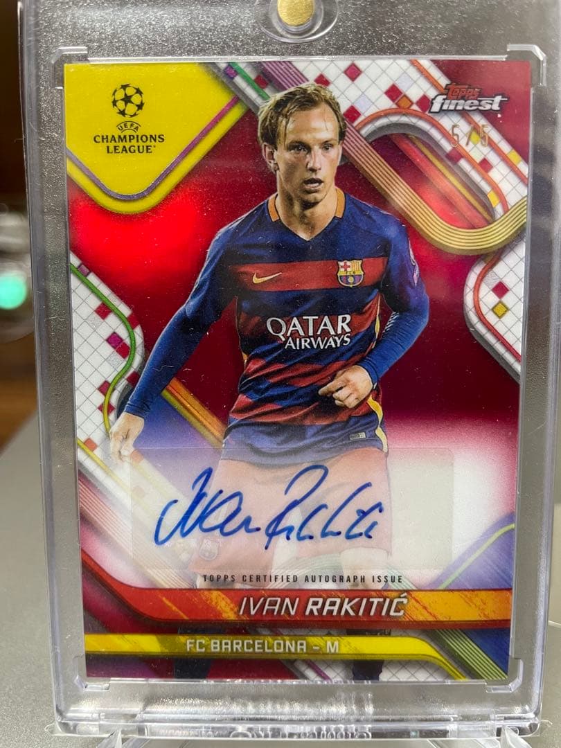 Limited to 5 copies Rasin Ivan Rakitić Barcelona Sign — Japanese