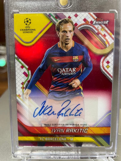 Limited to 5 copies Rasin Ivan Rakitić Barcelona Sign — Japanese