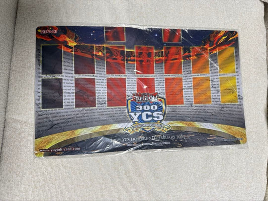 Yu-Gi-Oh Yu-Gi-Oh! Official Playmat YCS 300 Red Black 2026 unopened EU version Pack — Japanese
