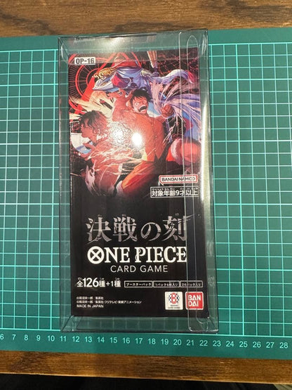 One Piece Unopened Decisive Battle 1BOX One Piece Card with Tape and Protective Case Box — Japanese