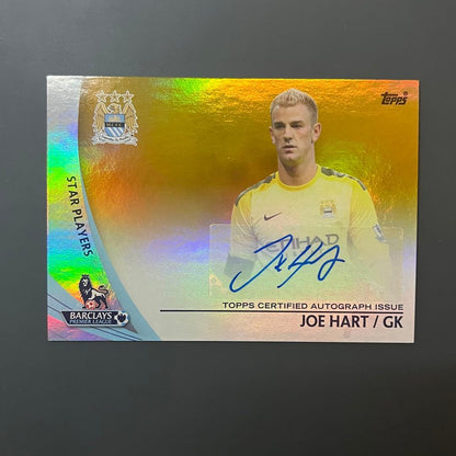 Joe Hart Manchester City Autographed Card — Japanese