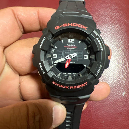 CASIO G-100 Digital Men's Watch — Japanese