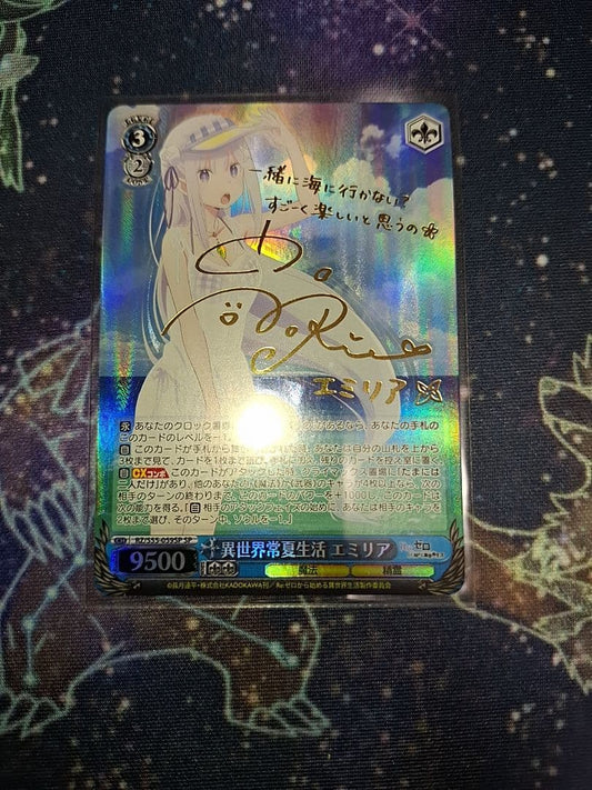 Weiss Schwarz Weiss Schwarz Emilia Sign sp — Japanese