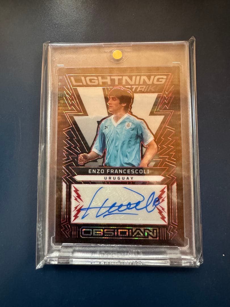 Uruguay National Team Enzo Francescoli Autograph Card — Japanese