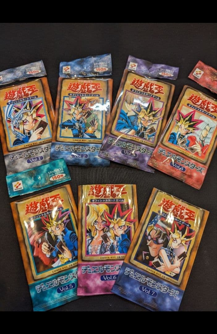 Yu-Gi-Oh Precious Vol.1–Vol.7 Empty Pack 7 Types Complete Yu-Gi-Oh! Pack — Japanese