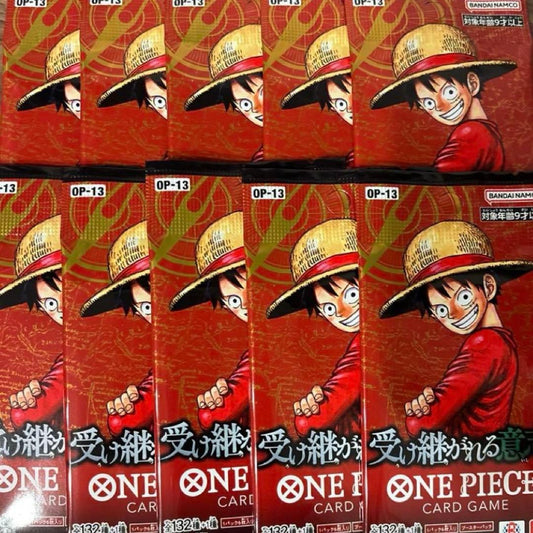 One Piece One Piece Card - The Will That Is Passed Down Pack P — Japanese