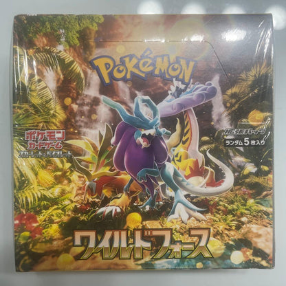 Pokemon Wild Force Box Pokémon Card Box — Japanese