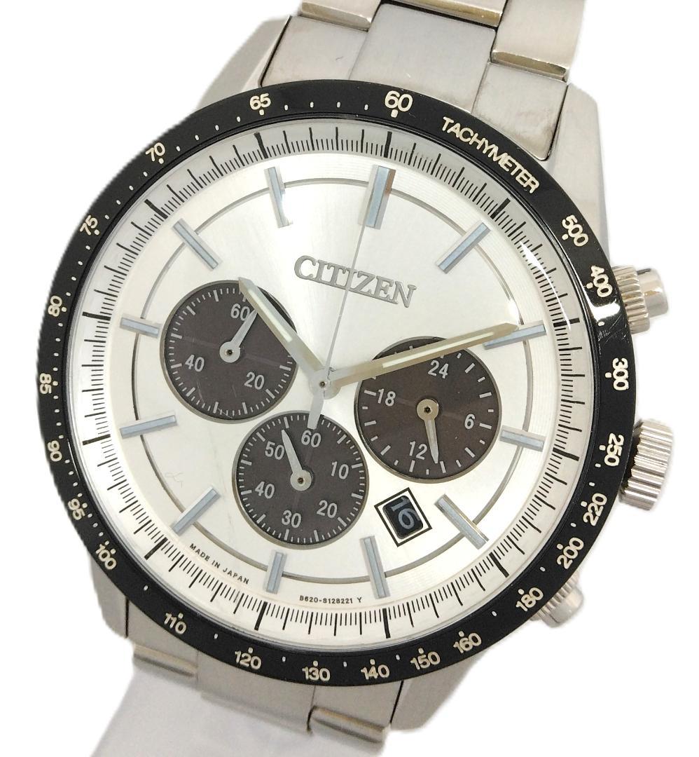 Citizen クロノグラフ SBTR009 Solar Men's Watch — Japanese