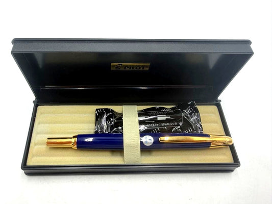 Pilot Capless F fine tip fountain pen with 18K gold nib and ink included, shown in original condition