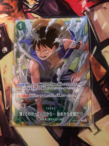 One Piece I Understand It's Strong... So Let's Go All Out from the Start!!! Standard Battl — Japanese
