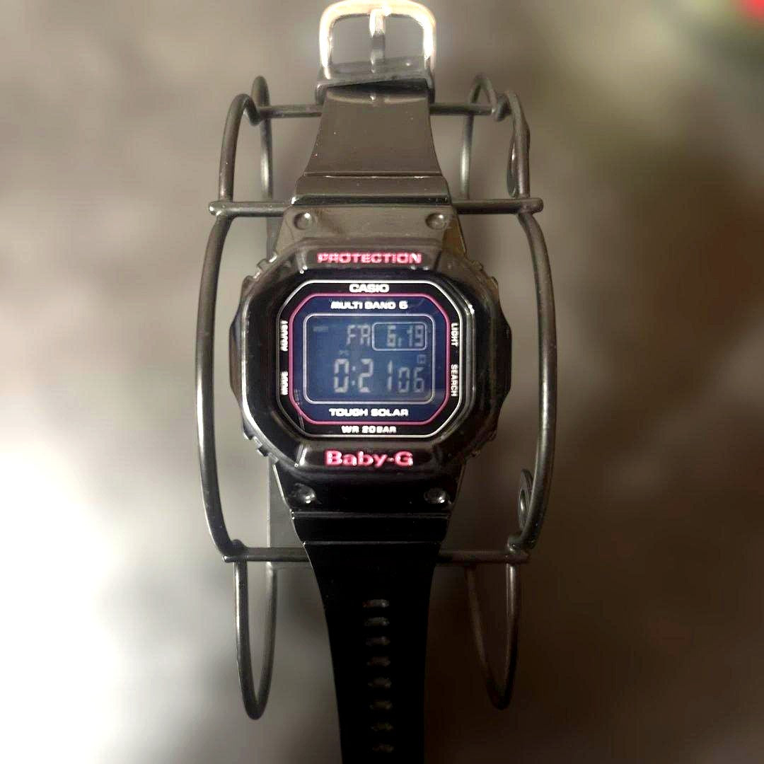 Casio Baby-G Tough Solar Radio-Controlled digital watch BGS100-1A1 black with 20 ATM water resistance