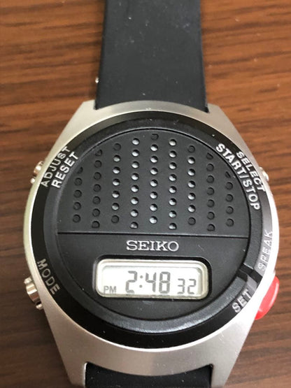 SEIKO SBTR009 Digital Men's Watch — Japanese