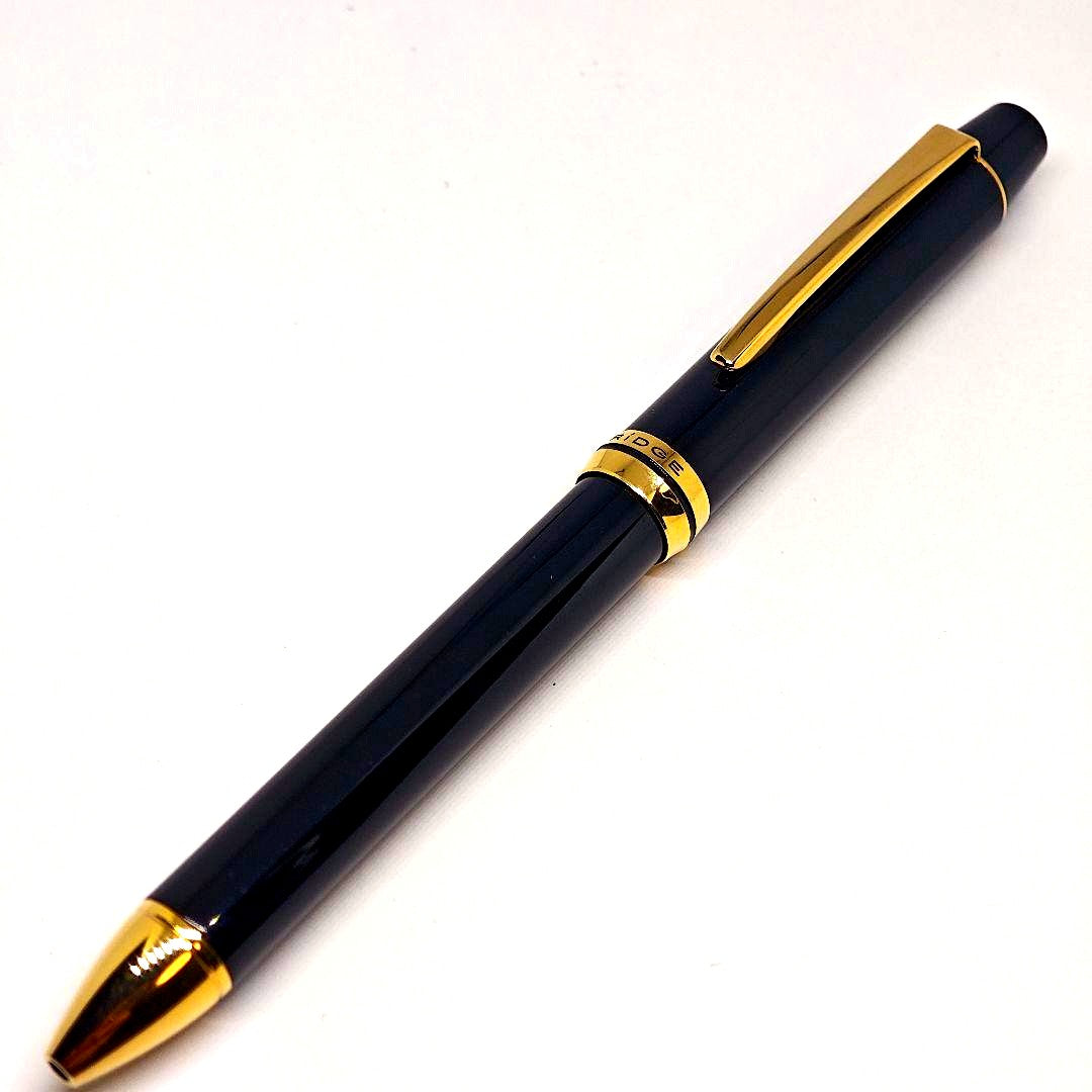 PILOT RiDGE black ballpoint pen with 4+1 multi-function pen design showing ink levels