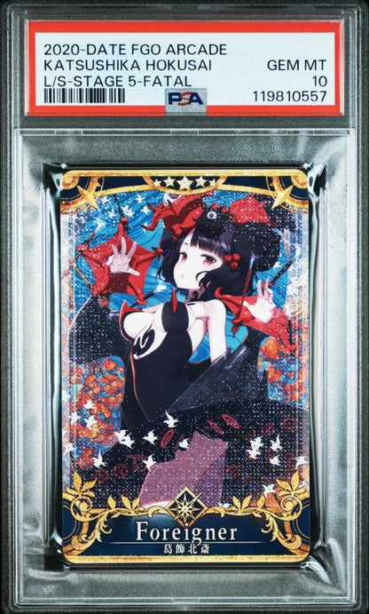 PSA 10 Katsushika Hokusai - Final Conjuncture FGO Arcade Fatal — Japanese