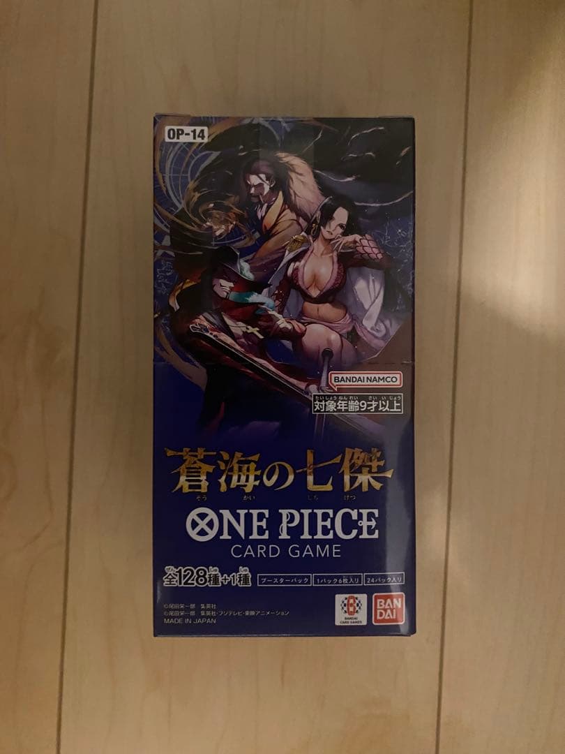 One Piece One Piece Card Game Blue Sea Seven Warlords OP-14 BOX Tape Cut Box — OP-14 — Japanese