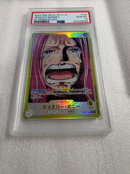 PSA 10 One Piece Jewelry Bonney L — OP13-100 — Japanese