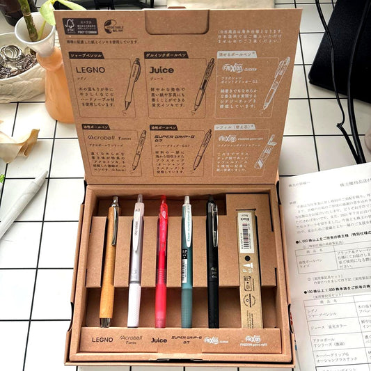 Brand new Shareholder Benefit Pilot writing instrument set with pen and case