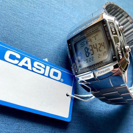 CASIO Data Bank Telememo 30 Digital Men's Watch — Japanese