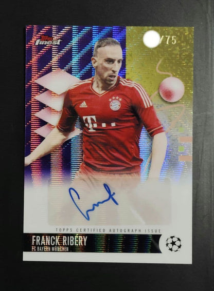 Topps Frank Ribéry Limited to 75 Worldwide Autograph Parallel — Japanese