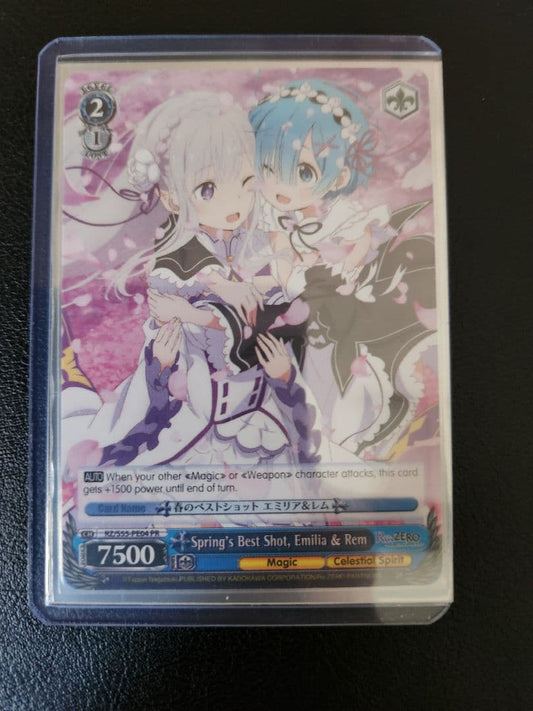 Weiss Schwarz Re:ZERO -Starting Life in Another World- Re:Zero - Starting Life in Another World PR Spring's Best Shot — English