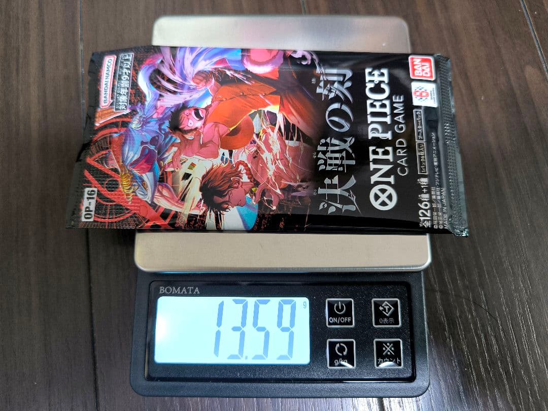 One Piece Clash of Fate Pack 1 Pack — OP-16 — Japanese