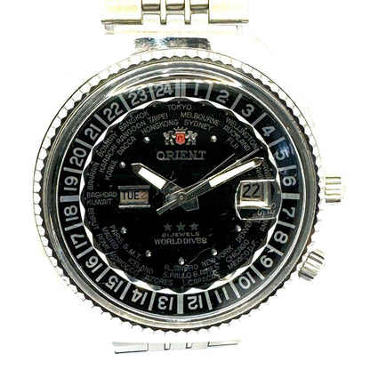 ORIENT Three Star World Diver 21 Jewels Automatic Men's Watch — Japanese