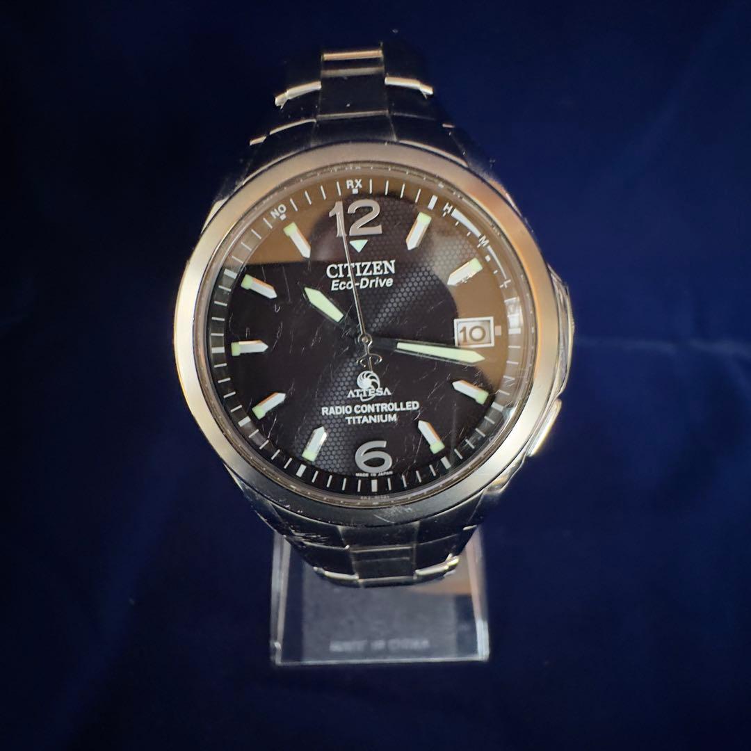 Citizen ATTESA Eco-Drive Radio Signal Titanium Solar Men's Watch — Japanese