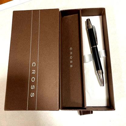 Used Cross ballpoint pen with standard design, no accessories or packaging included