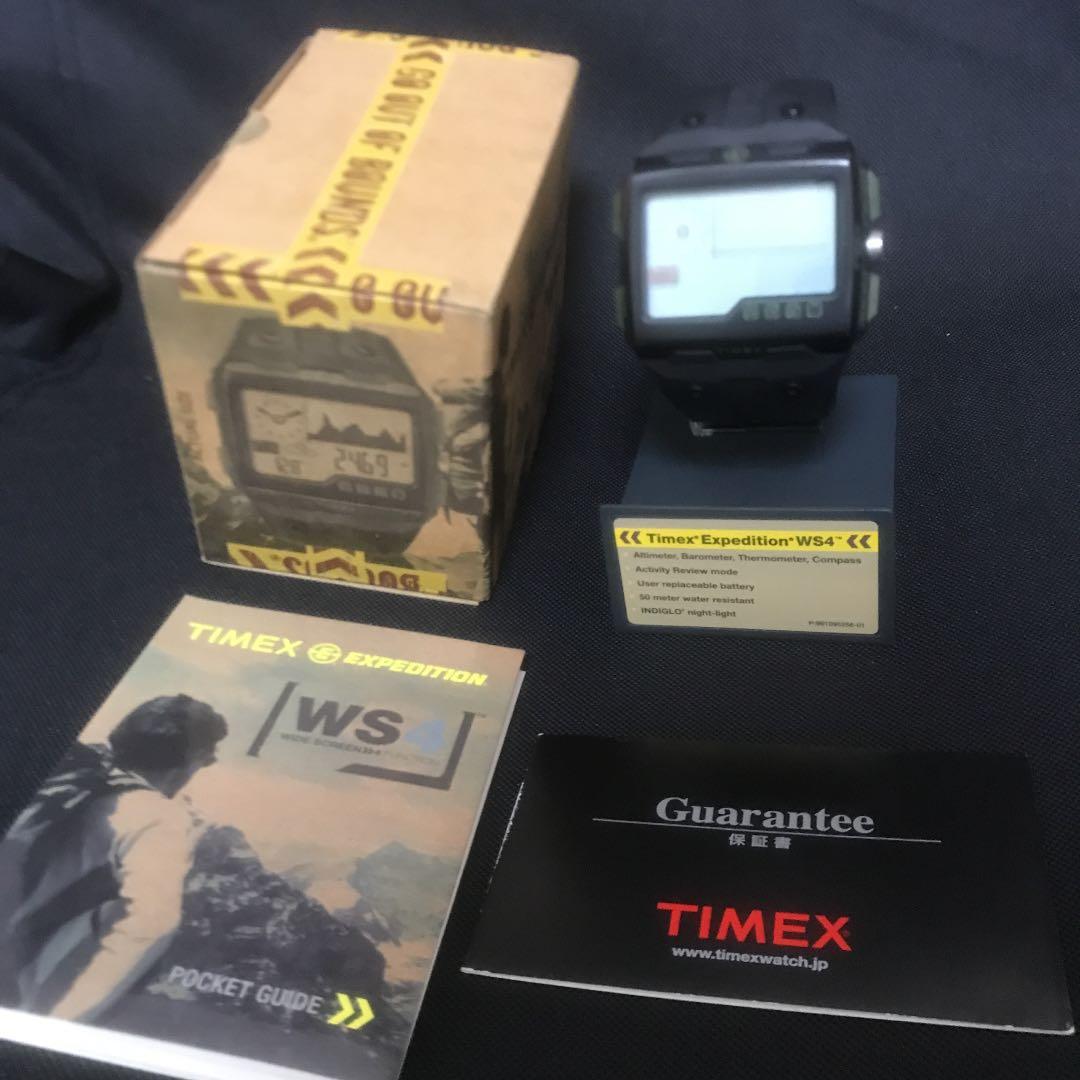 TIMEX Expedition WS4 Black Quartz Men's Watch — Japanese