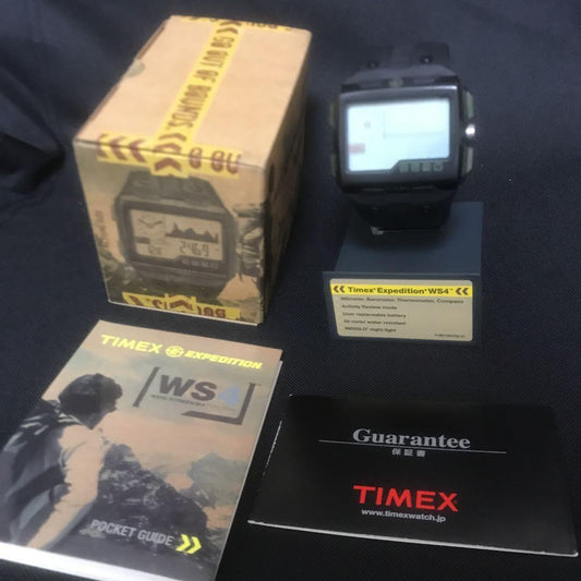 TIMEX Expedition WS4 Black Quartz Men's Watch — Japanese