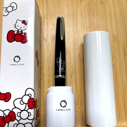 PILOT TIMELINE ballpoint pen with Hello Kitty character design on barrel