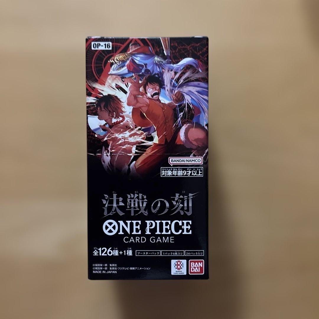 One Piece One Piece Card Game Battle of the Decisive Moment Unopened Box with Unopened Tap Box — Japanese