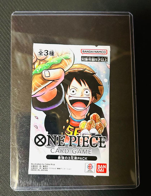 One Piece One Piece Card: The Strongest Three Brothers Pack Promo All Applicants Service V Pack — Japanese
