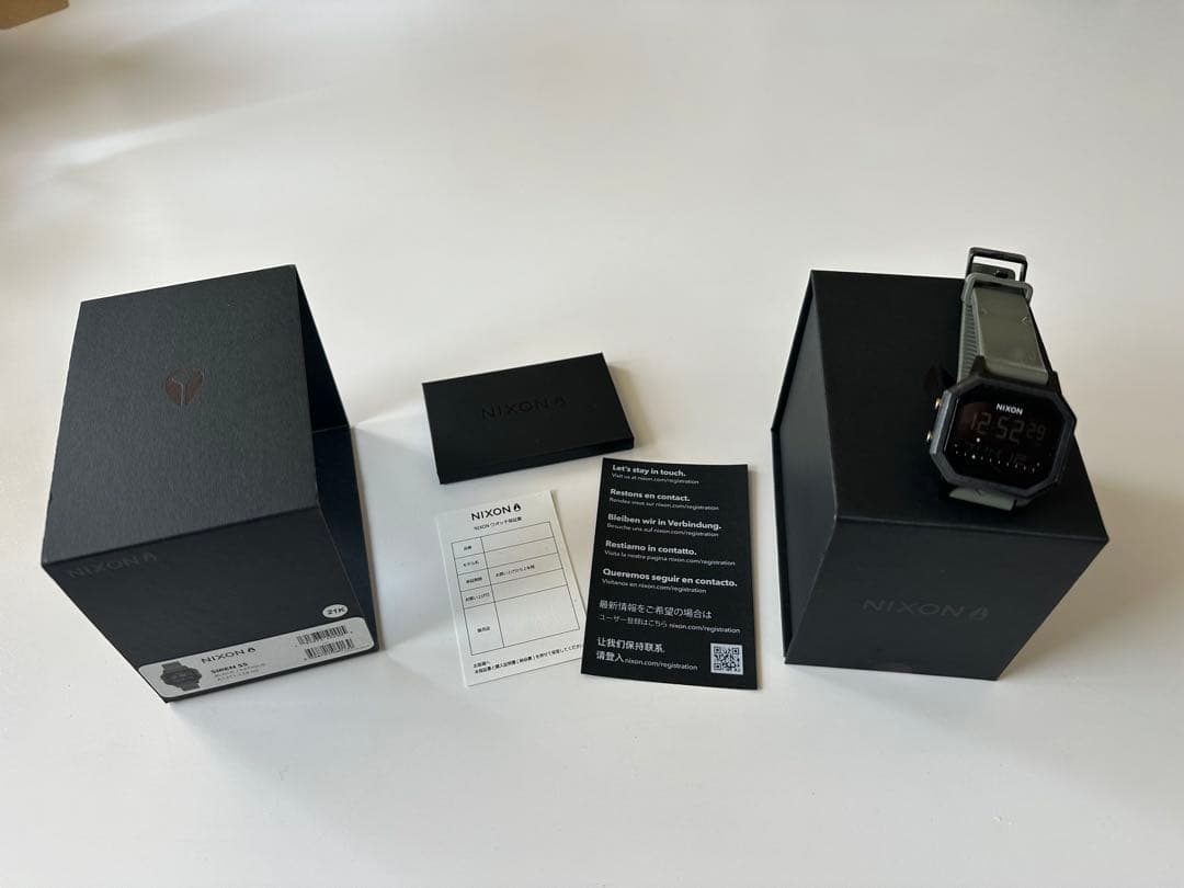 NIXON SIREN SS BLACK FATIGUE Digital Men's Watch — Japanese