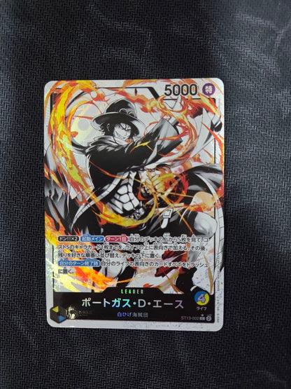 One Piece Ace L — ST13-002 — Japanese