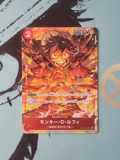 One Piece Luffy SR — OP01-024 — Japanese