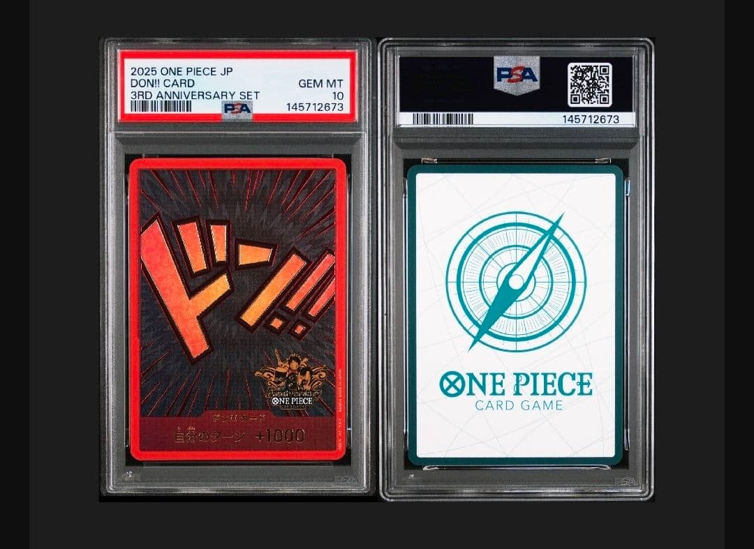 PSA 10 One Piece Time Sale PSA10 Don Card 3rd Anniversary③ — Japanese