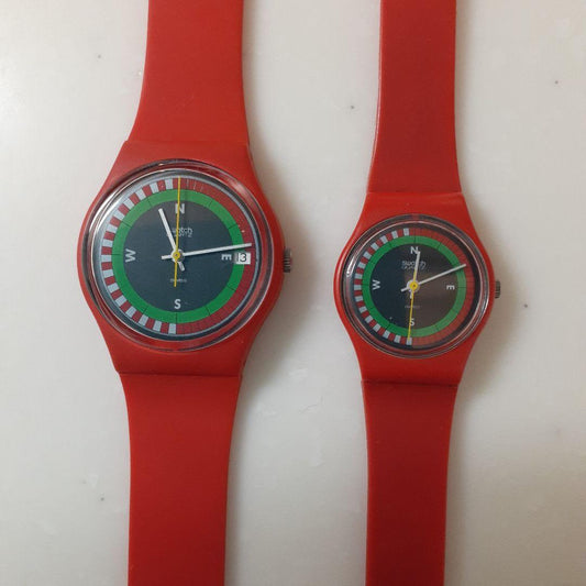 swatch COMPASS 1984 Analog Men's — Japanese