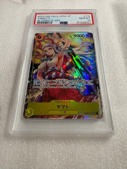 PSA 10 One Piece Yamato — OP04-112 — Japanese