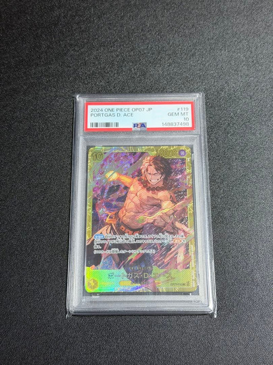 PSA 10 One Piece Ace SEC — Japanese
