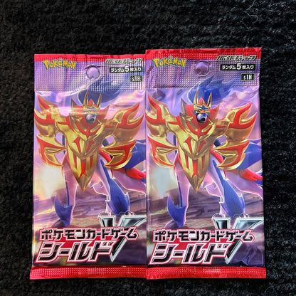 Pokemon Pokémon Card Shield V 2 Pack Sealed Pack — Japanese