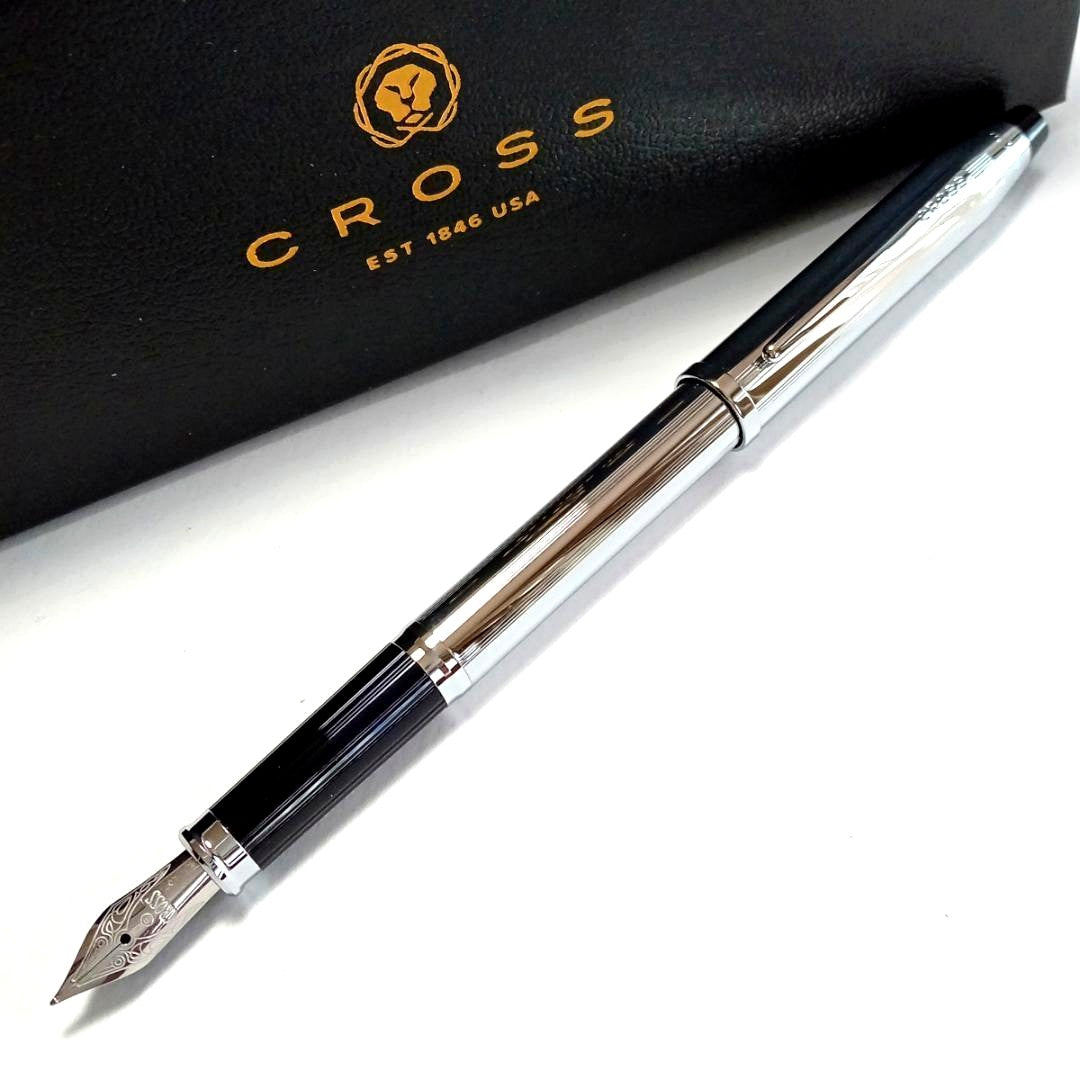 Cross Century II Model 3509-F fountain pen with chrome finish and stainless steel nib