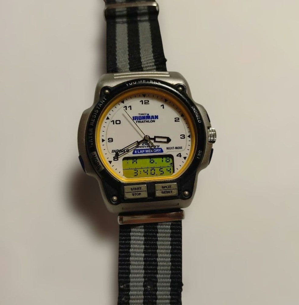 TIMEX Ironman 20th Anniversary Digital Men's Watch — Japanese