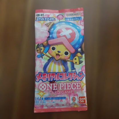 One Piece ONE PIECE Trading Card Game Extra Booster Memorial Collection Pack — Japanese