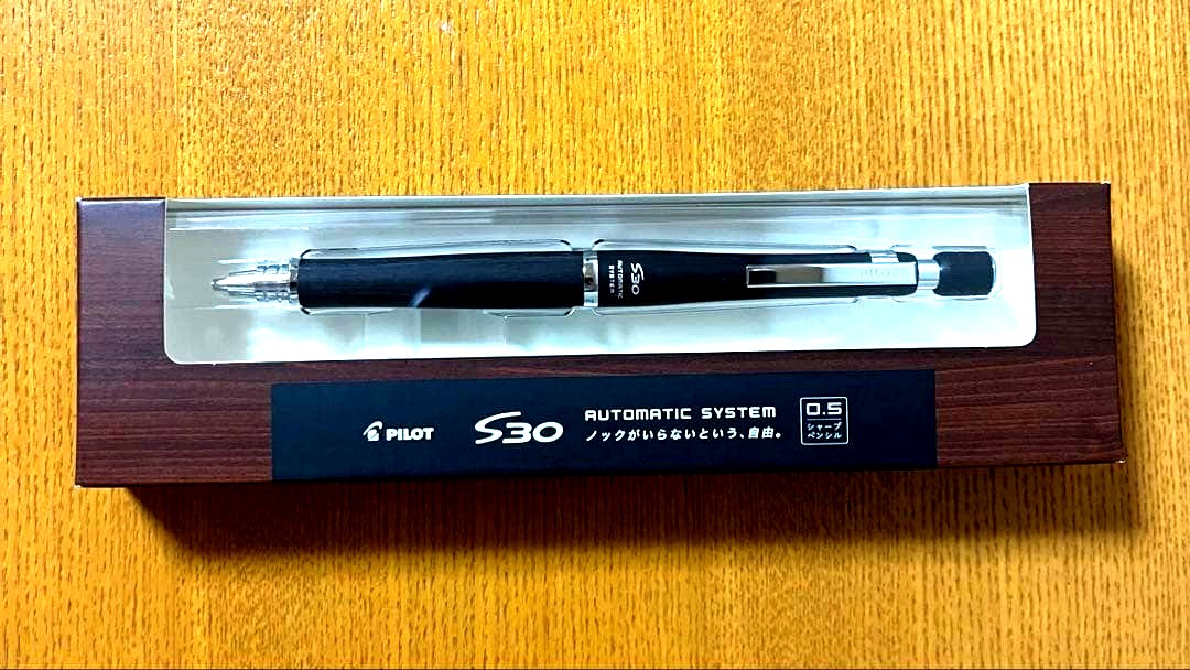 Black PILOT S30 mechanical pencil with 0.5mm fine point for precise writing