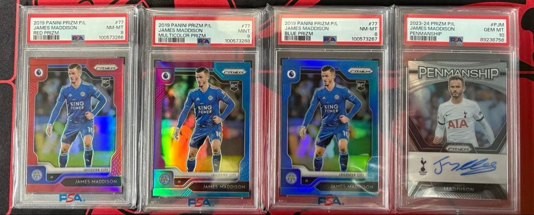 James Maddison Trading Card 4-Set — Japanese