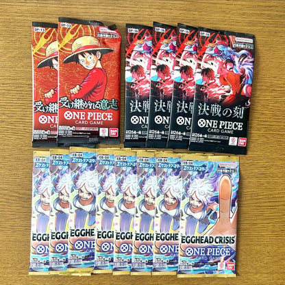 One Piece One Piece Card Egghead Crisis: The Will That Is Passed Down, The Decisive Moment Pack EGGHEADCRISIS — Japanese