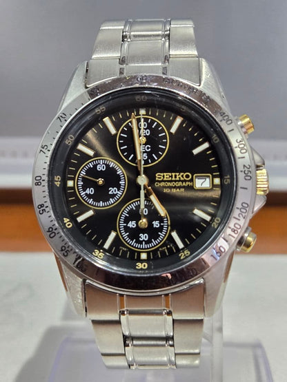 SEIKO 7T92 0DW0 Quartz Men's Watch — Japanese