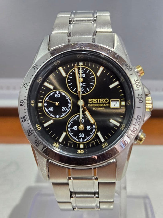 SEIKO 7T92 0DW0 Quartz Men's Watch — Japanese